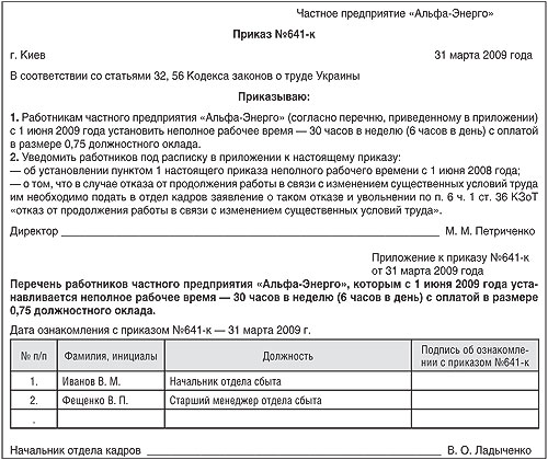 Образец заявления о приеме на работу с неполным рабочим днем Образец заявления о приеме на работу с неполным рабочим днем