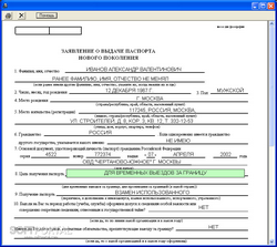 Образец заявления на загранпаспорт чита Образец заявления на загранпаспорт чита