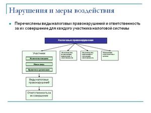 Налоговые правонарушения и ответственность за их совершение